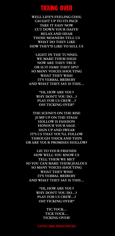 copyright 1977/2006 www.prisonersband.com