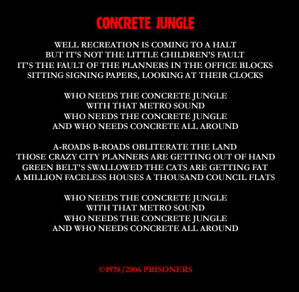 copyright 1977/2006 www.prisonersband.com